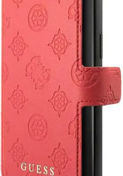 4G Peony Booktype PU Leather For iPhone 11 Pro - Red