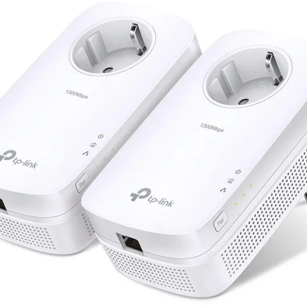 TP-Link AV1300 Gigabit Passthrough Powerline Kit TL-WPA8631P KIT