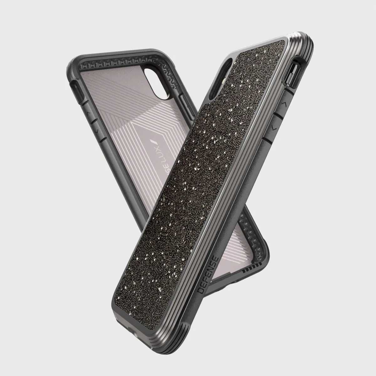 Defense Lux Back Case iPhone XS Max Dark Glitter