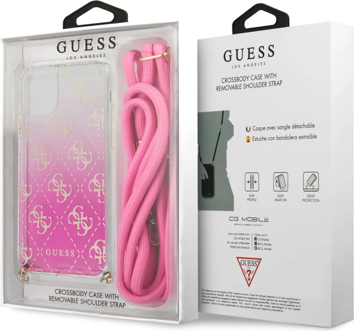 Electroplated Gradient hard Case for Apple iPhone 11 Pro - Pink