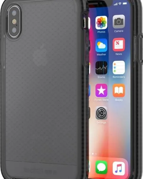 Evo Cack Back Case iPhone X Smokey Black