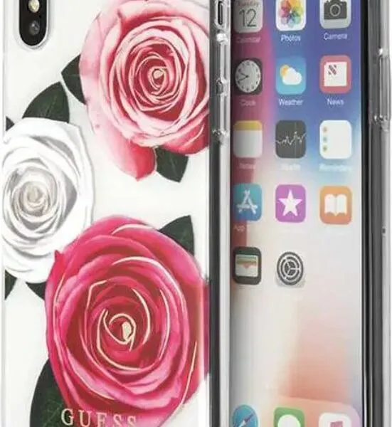 Flower Desire Transparent Hard Case iPhone X / Xs - Tricolor Roses