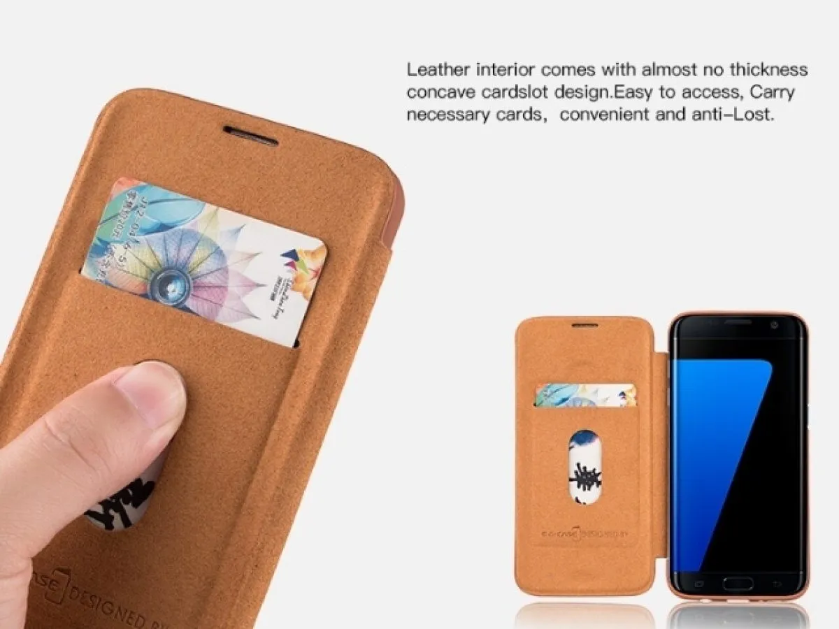 G-Case Bookcover Fashion Schwarz S8 Plus