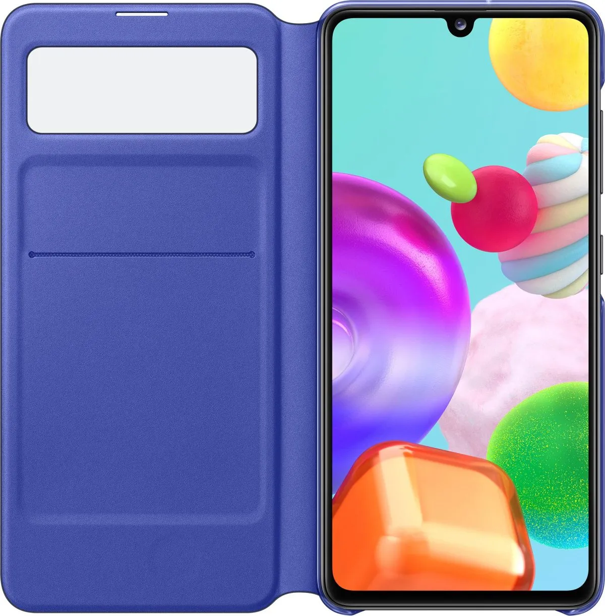 Galaxy A41 Smart S View Wallet Cover Black