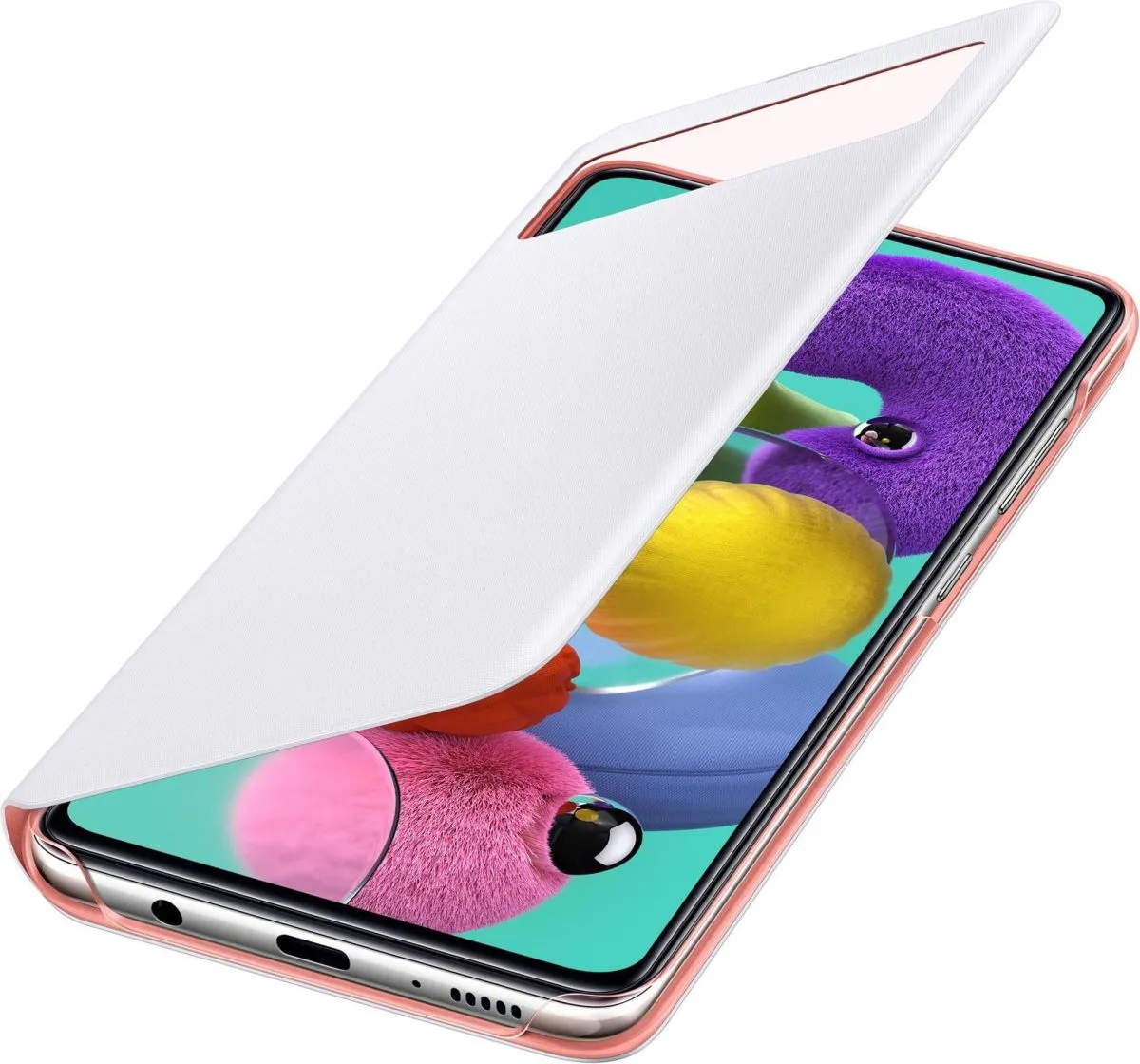 Galaxy A51 S View Wallet Cover White