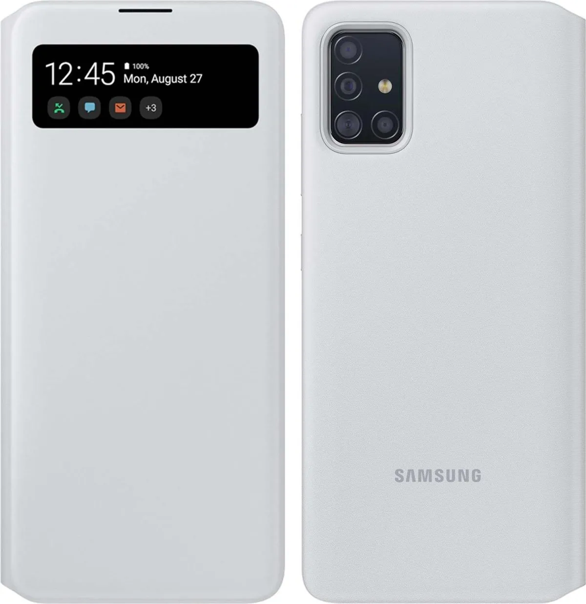 Galaxy A51 S View Wallet Cover White