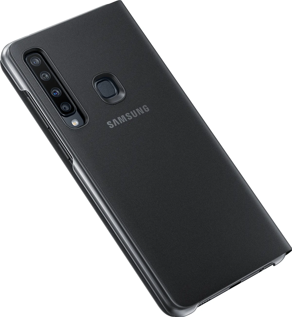 Galaxy A9 Wallet Cover Black