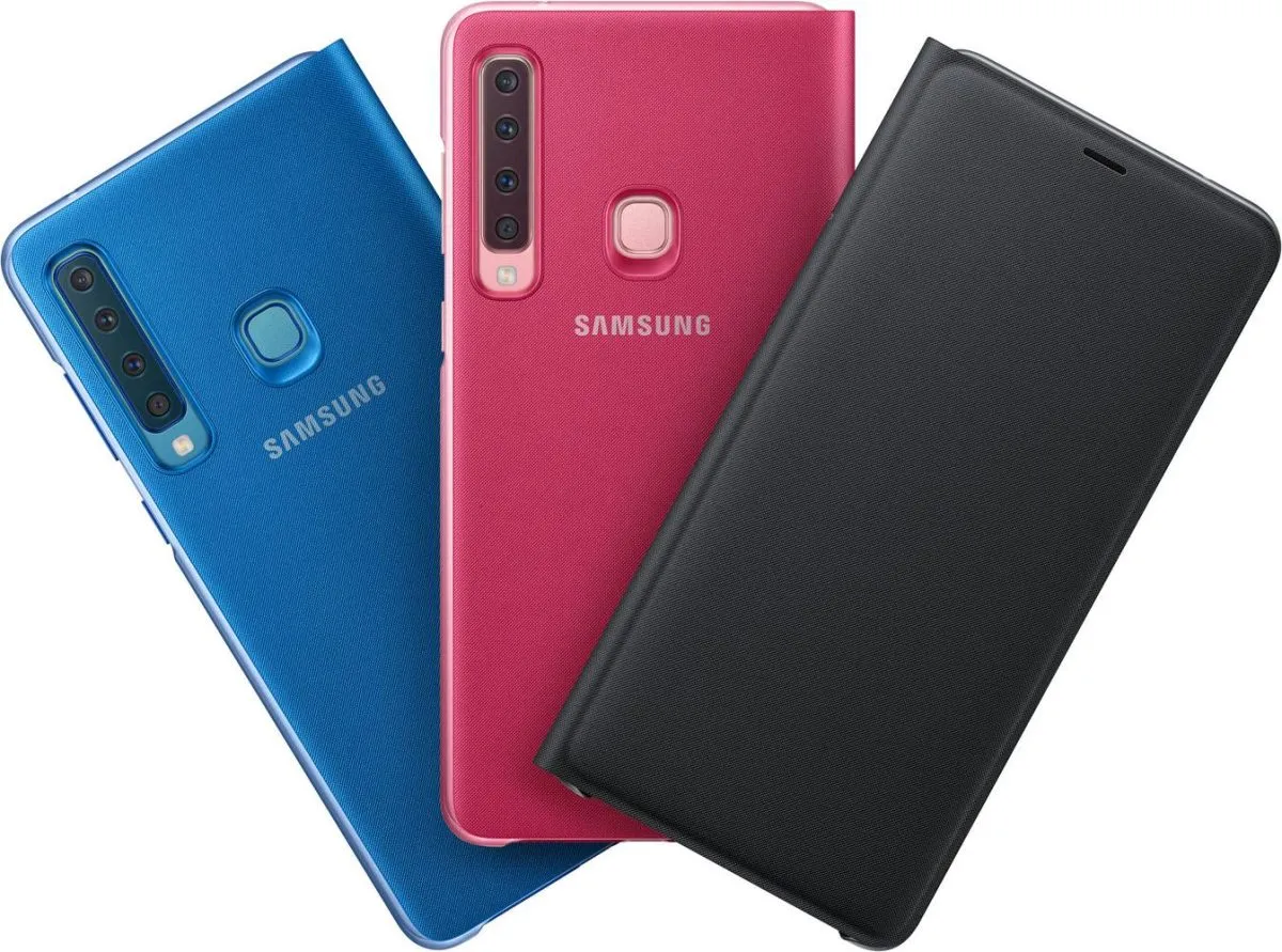 Galaxy A9 Wallet Cover Black
