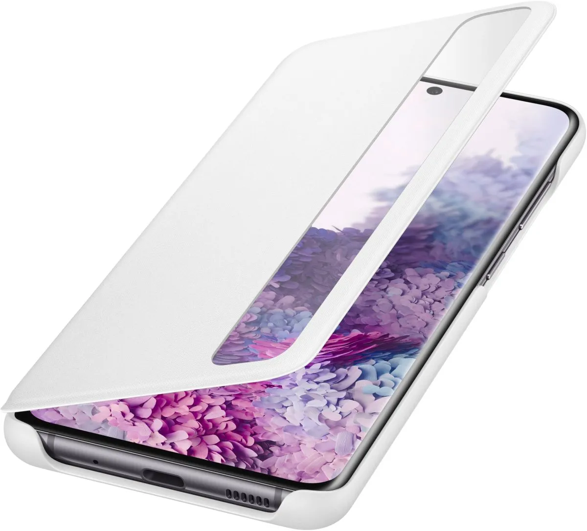 Galaxy S20 ,S20 5G Smart Clear View Cover - White