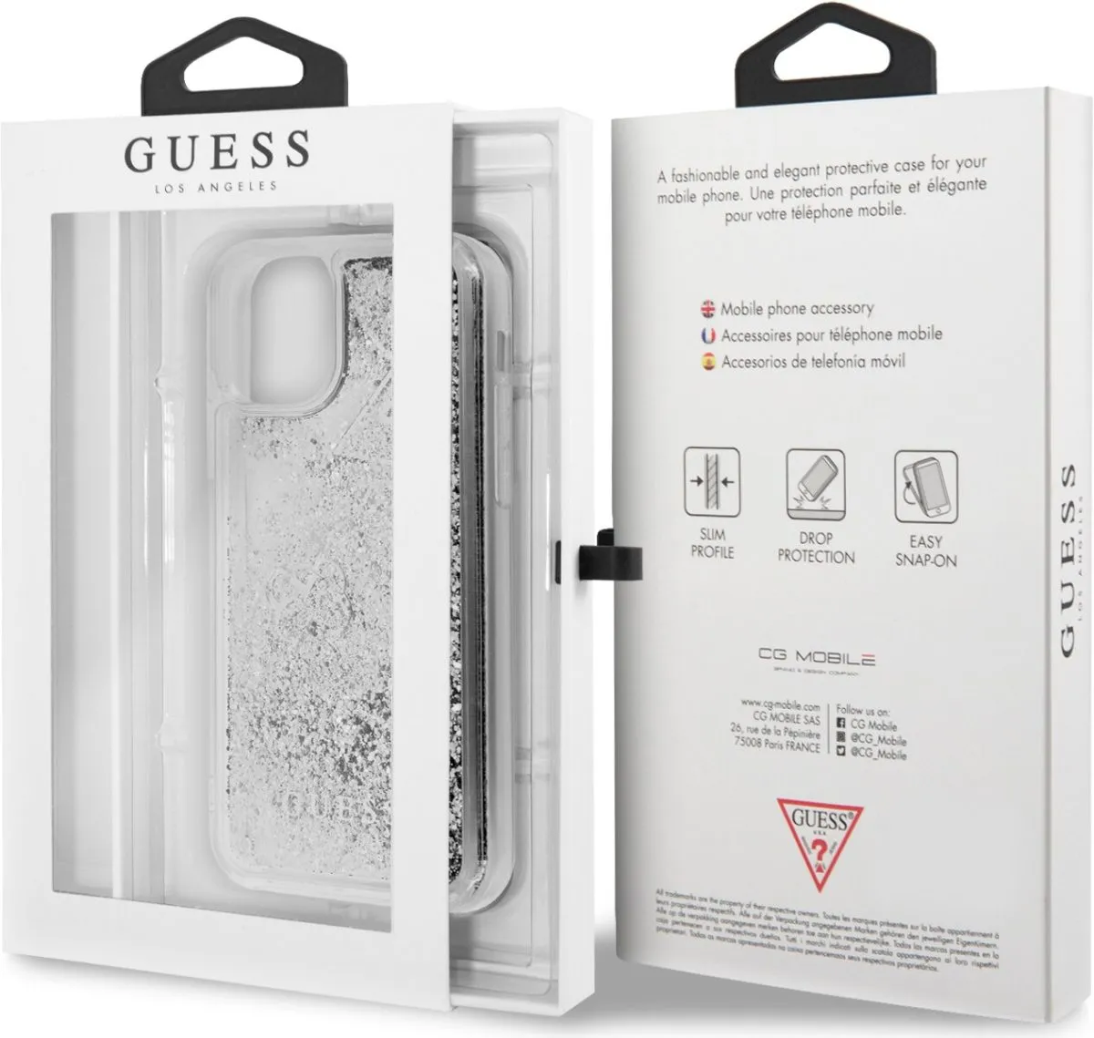 Glitter HC Heats For iPhone 11 Pro - Silver