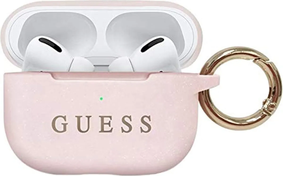 Guess Silicone Case with Ring for Airpods Pro