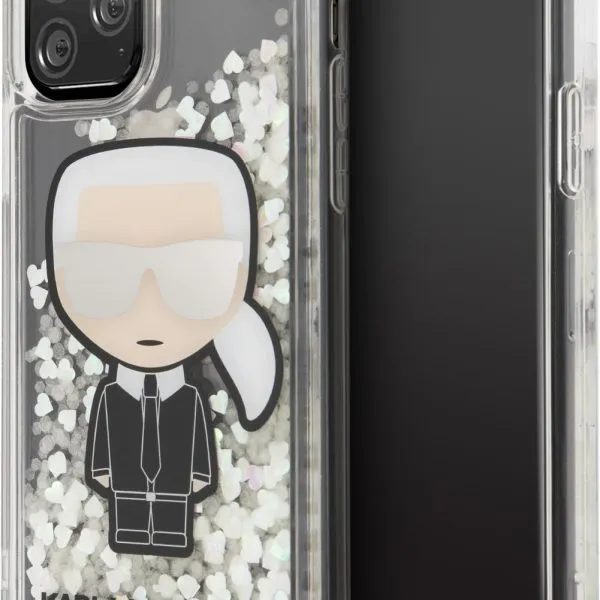 Ikonik Mirror Glass Case For iPhone 11 Pro - Glitter Glow Dark