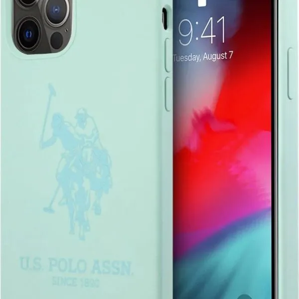 Liquid Silicone Hard Case for iPhone 12 / 12 Pro (6.1) - Mint