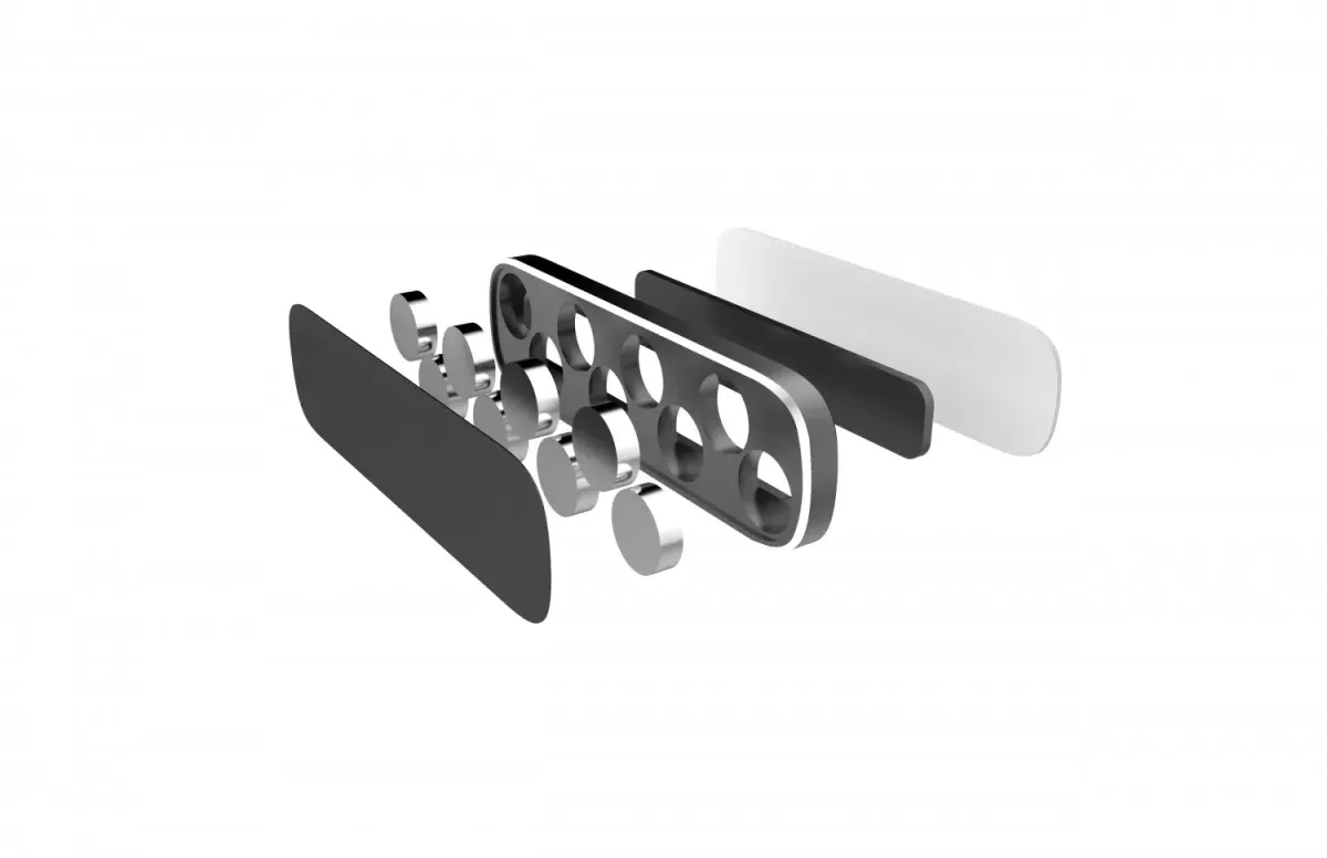 Porodo Magnetic Dash Pad - Black