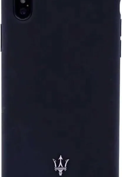 Maserati Silicone Hard Case for Apple iPhone X - Schwarz