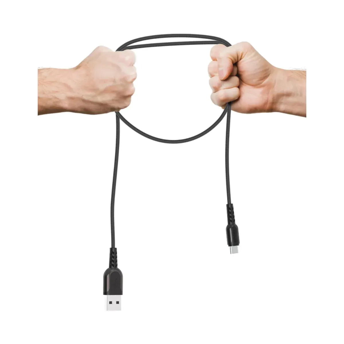 Porodo Metal Braided Type C-Cable 2.4m Black
