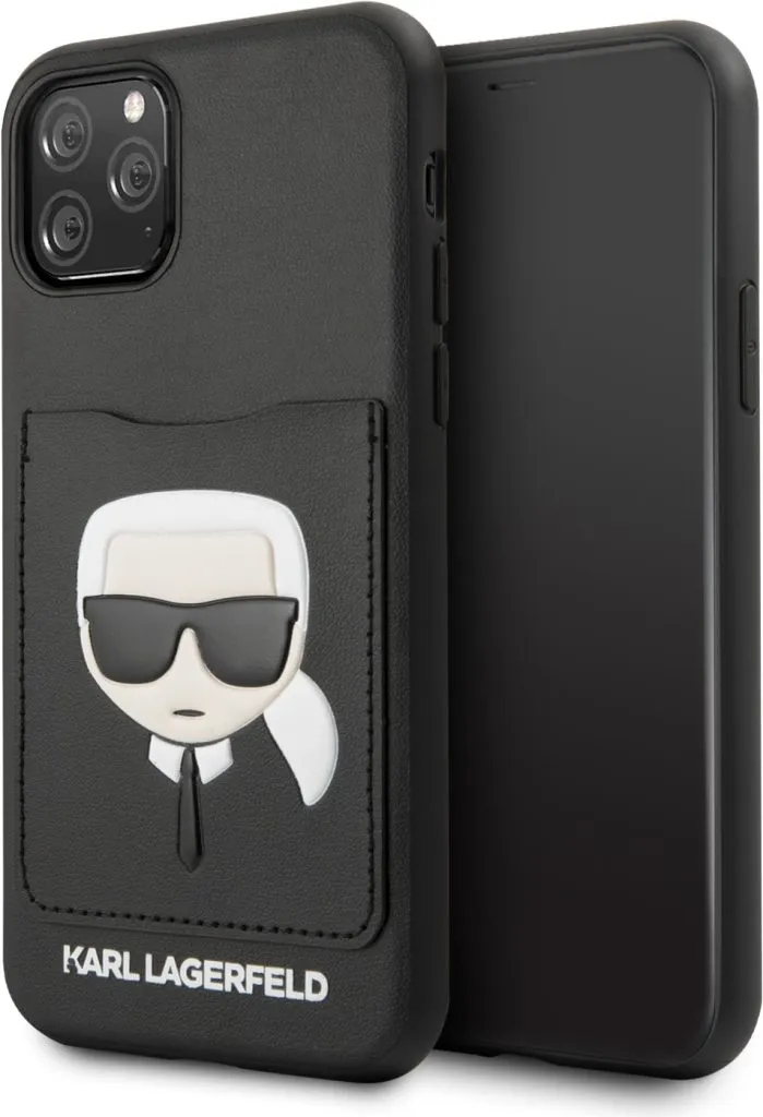 PU Card Slot For iPhone11 Pro - Black