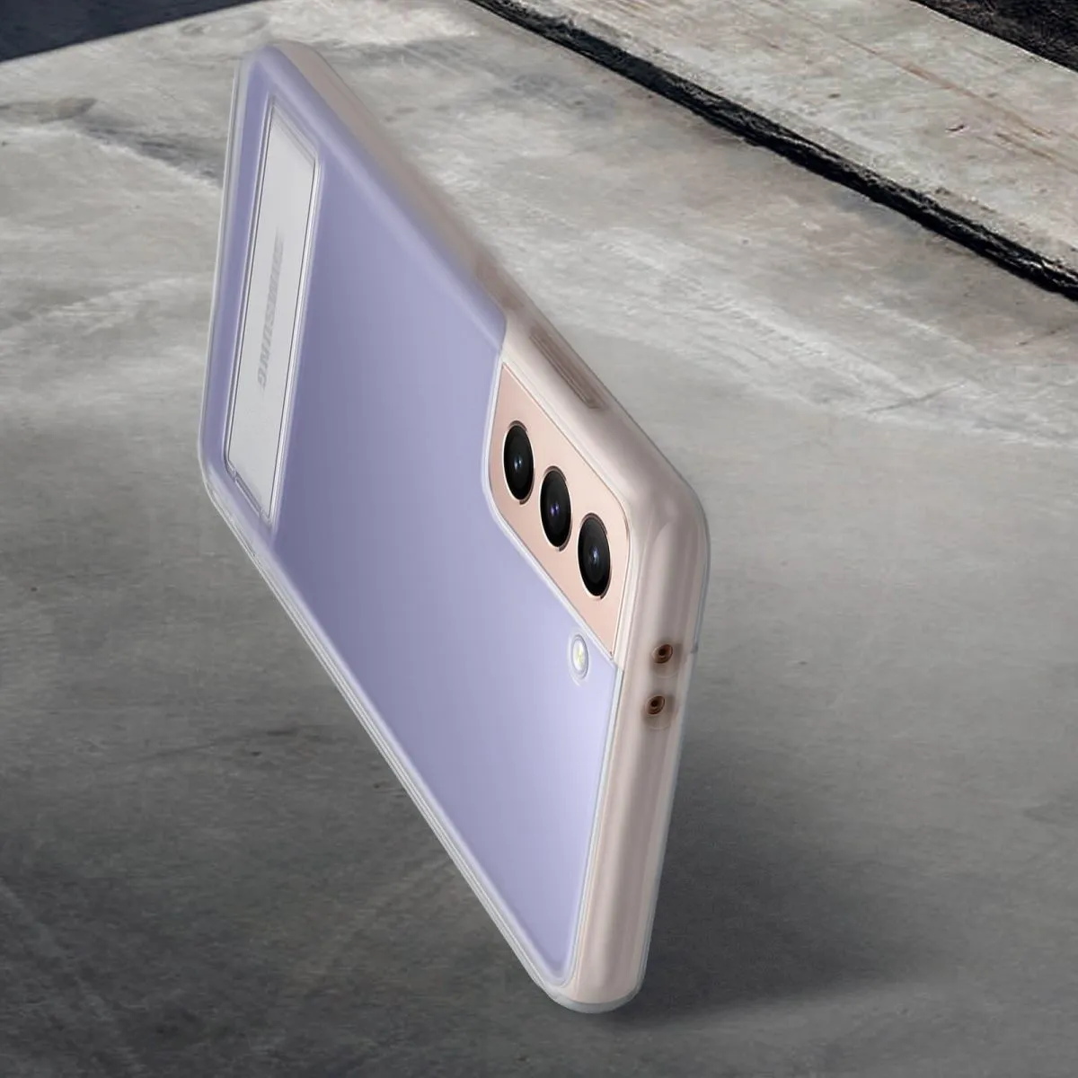 Samsung Clear Standing Cover Galaxy S21 transparent