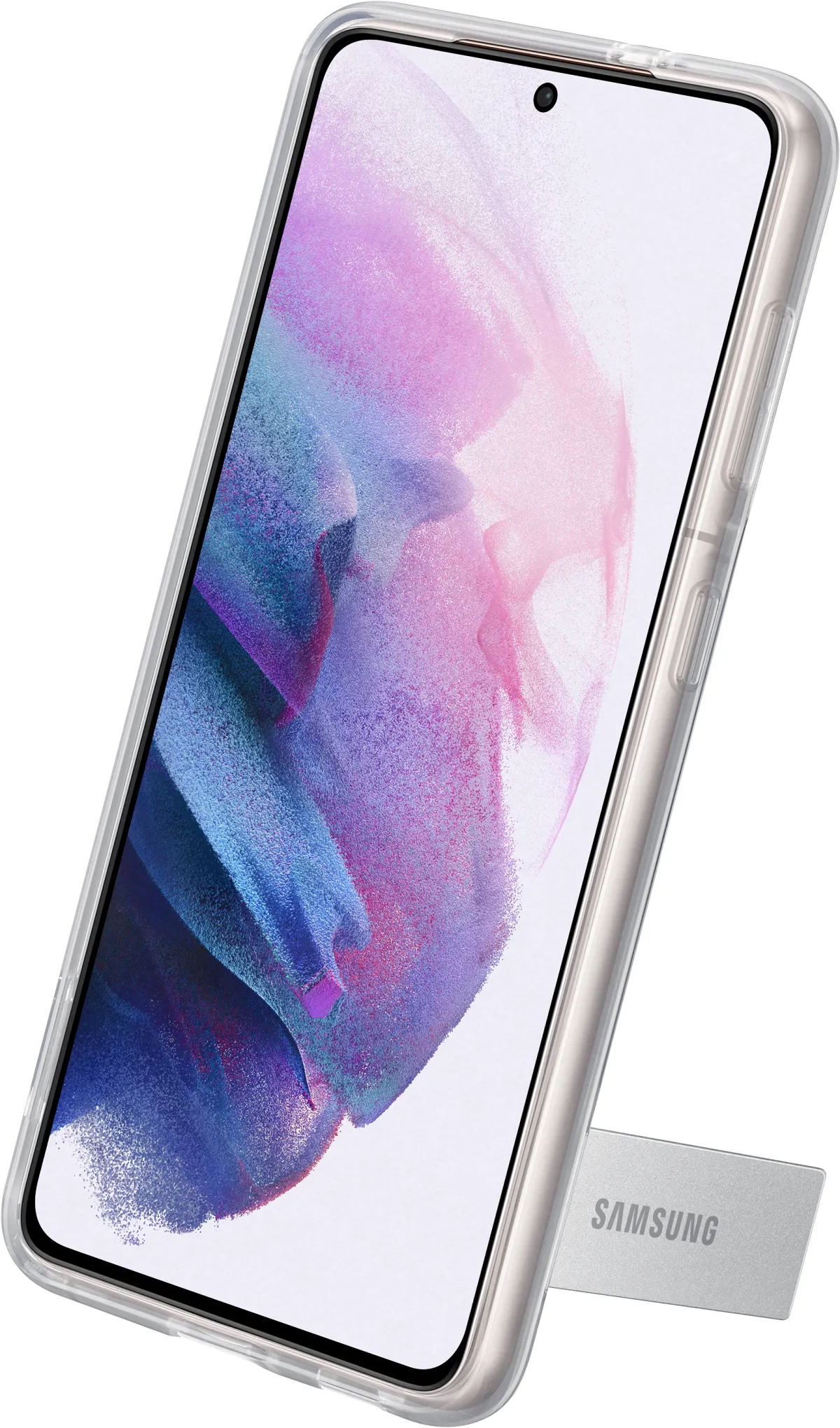 Samsung Clear Standing Cover Galaxy S21 transparent