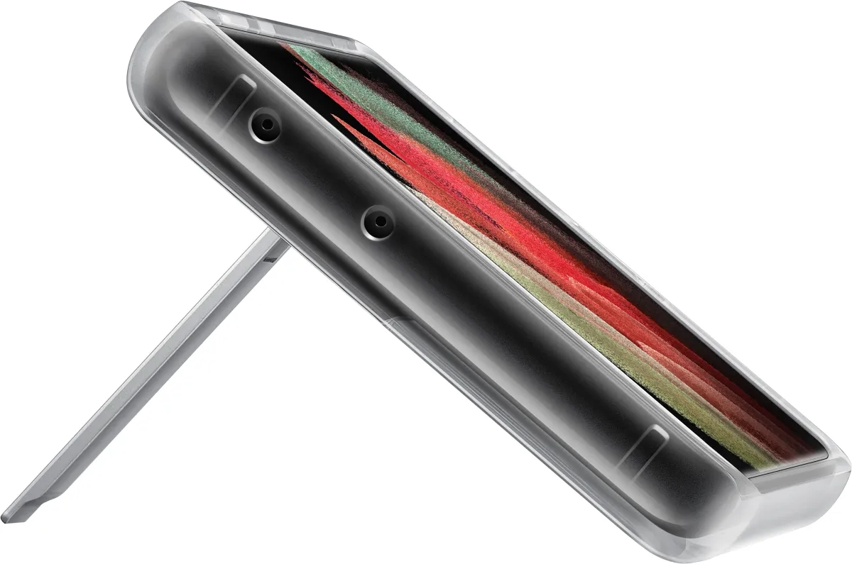 Samsung Clear Standing Cover Galaxy S21 Ultra transparent