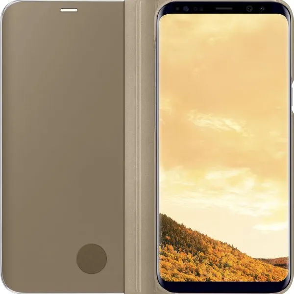 Samsung Clear View Standing Cover S8+ Gold