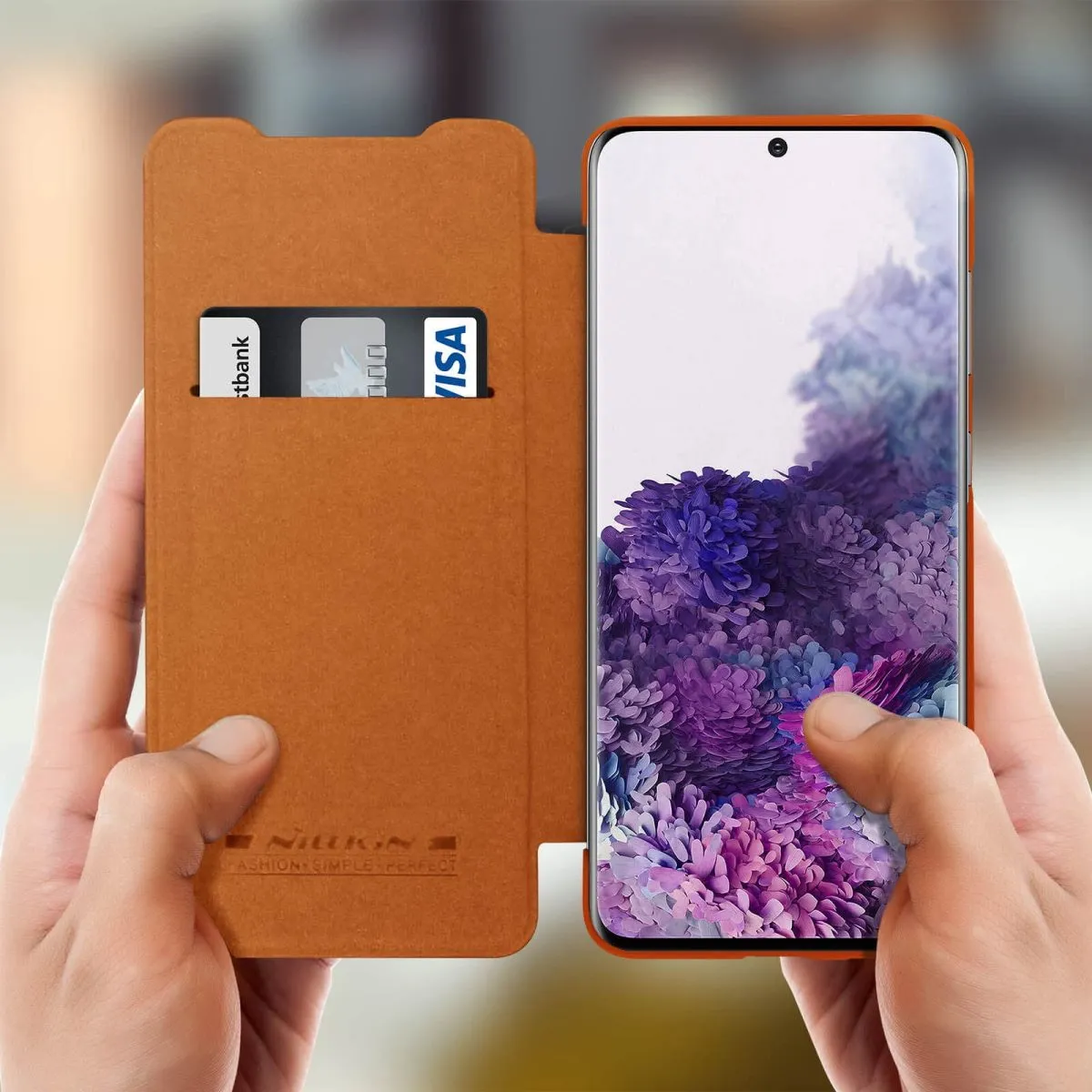 Samsung Galaxy S20 Bookcover Brown QIN