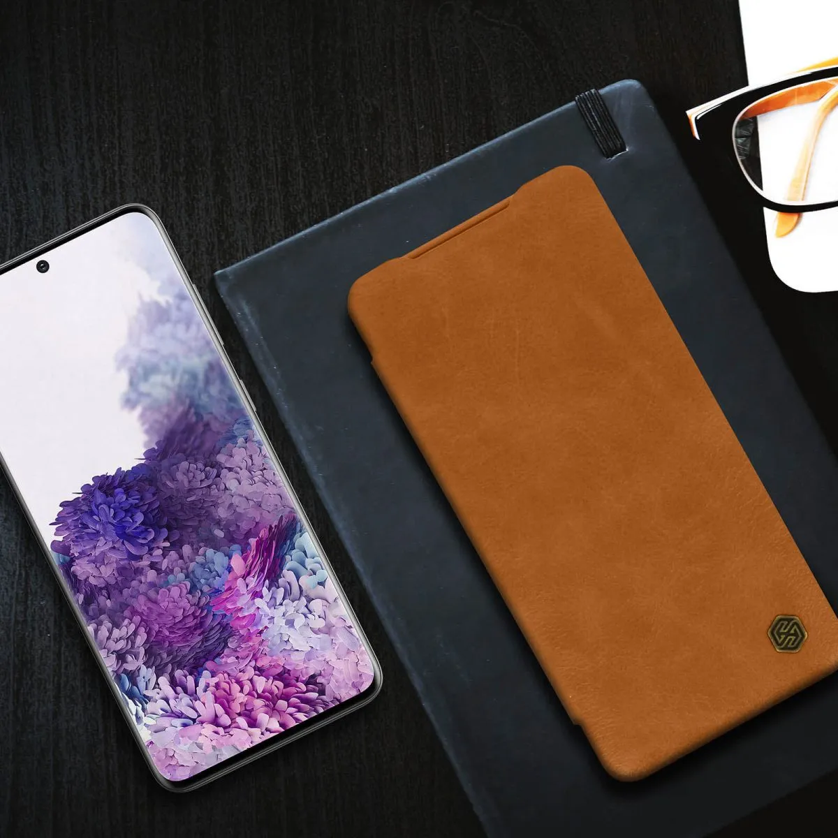 Samsung Galaxy S20 Bookcover Brown QIN