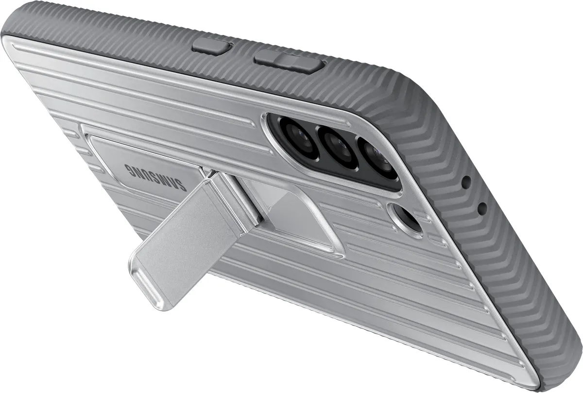 Samsung Galaxy S21 Protective Standing Cover - Silver
