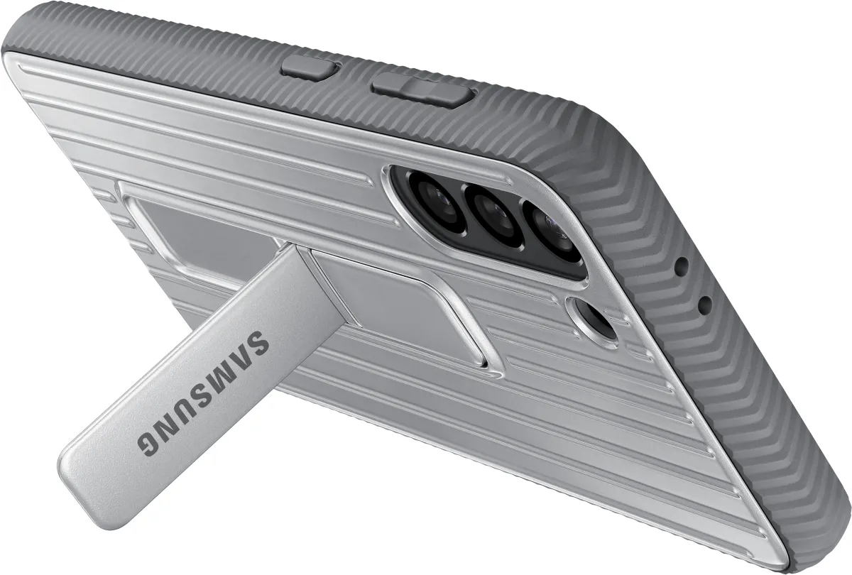 Samsung Galaxy S21 Protective Standing Cover - Silver