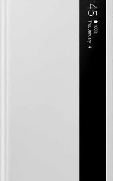 Samsung S21+ Smart Clear View Cover - White