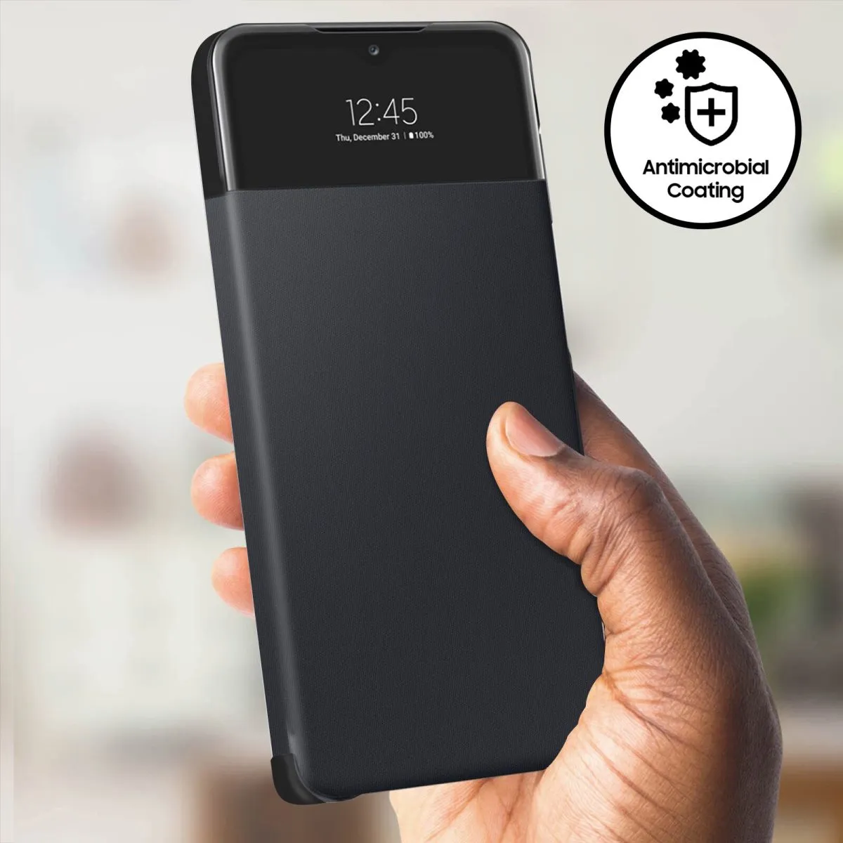 Smart S View Wallet Cover A32 5G Black