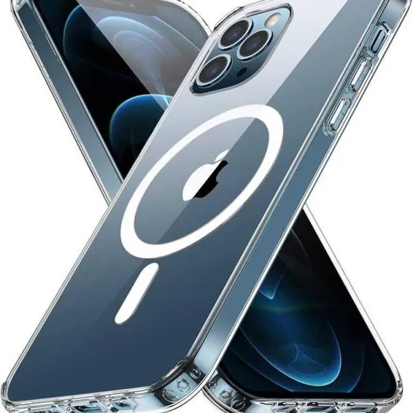 Stylishly Tough Magnetic Case for iPhone 12 Pro Max 6.7 - Clear