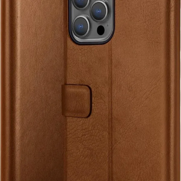 Viva Madrid Finura Synthetic Leather Case For Apple iPhone 13 Pro (6.1) - Brown