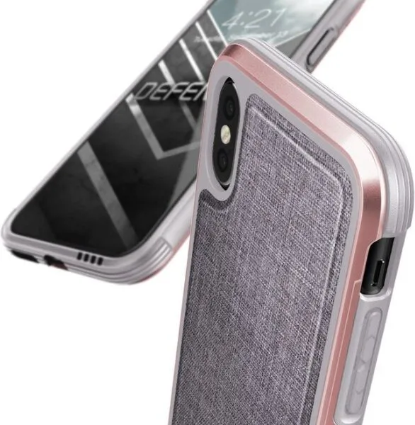X-Doria Defense Lux Back Case Apple iPhone X - Rose Gold