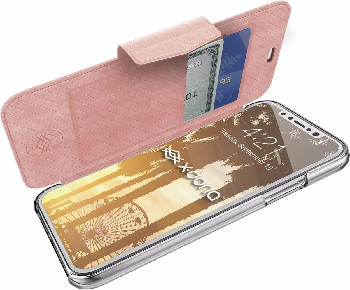 x-doria Engage Folio Case for iPhone X - Pink