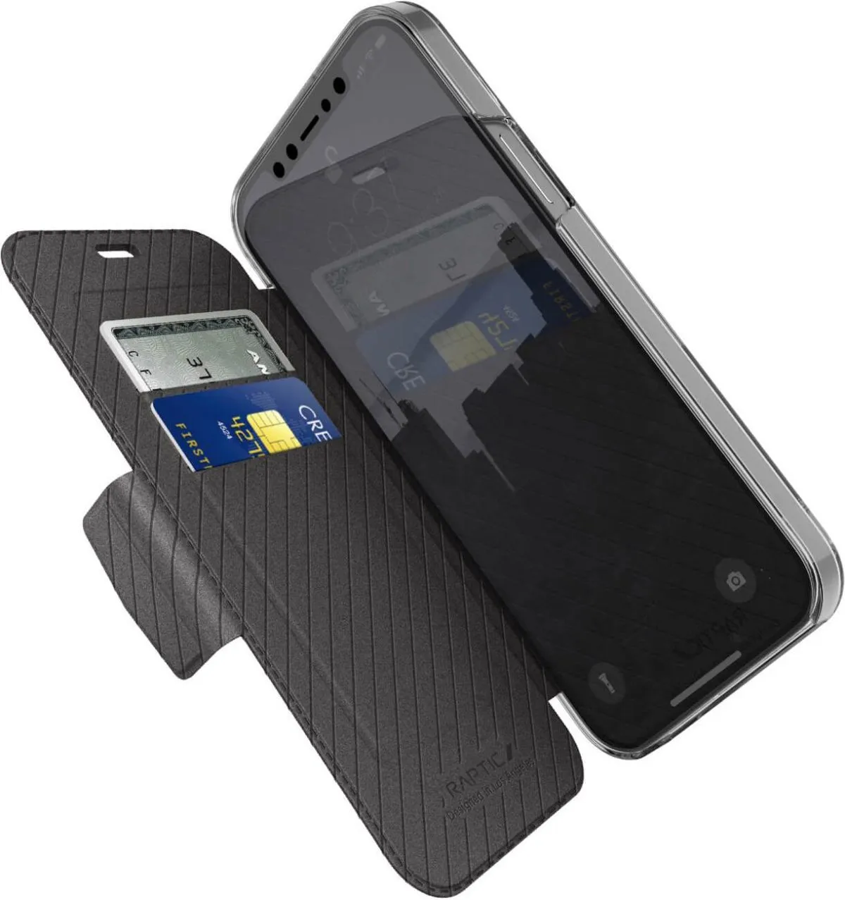 X-Doria Raptic Engage Folio Case for iPhone 12 Mini (5.4) - Black