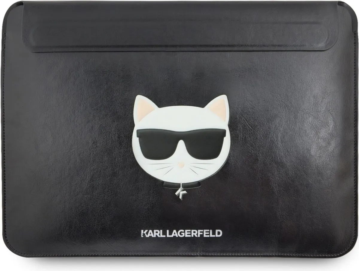 Karl Lagerfeld Computer Sleeve with Choupette 13 Zoll - Black