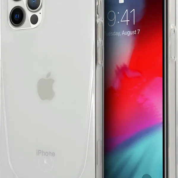 Mercedes-Benz Transparent Case Embossed 1 for iPhone 12 Pro Max - Clear