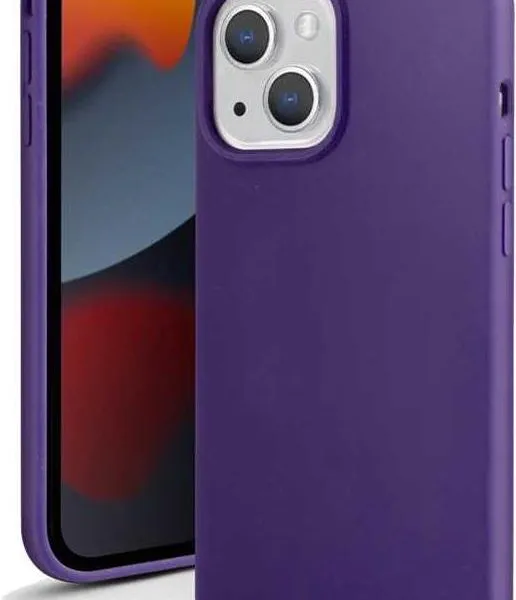 Viva Madrid Ferro Liquid Silicone Back Case For iPhone 13 (6.1) - Violet
