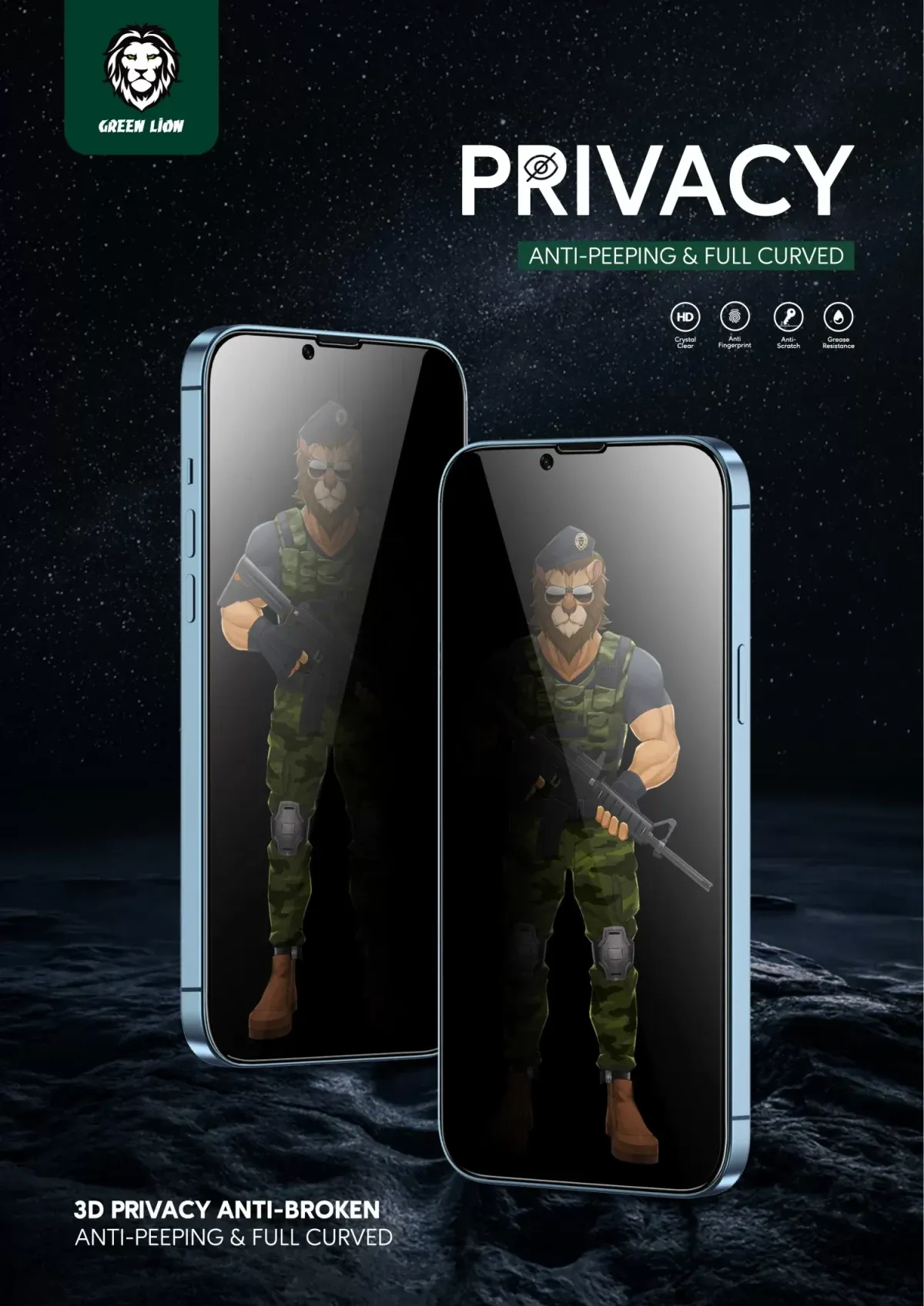 3D Privacy Glass Screen Protector for iPhone 11