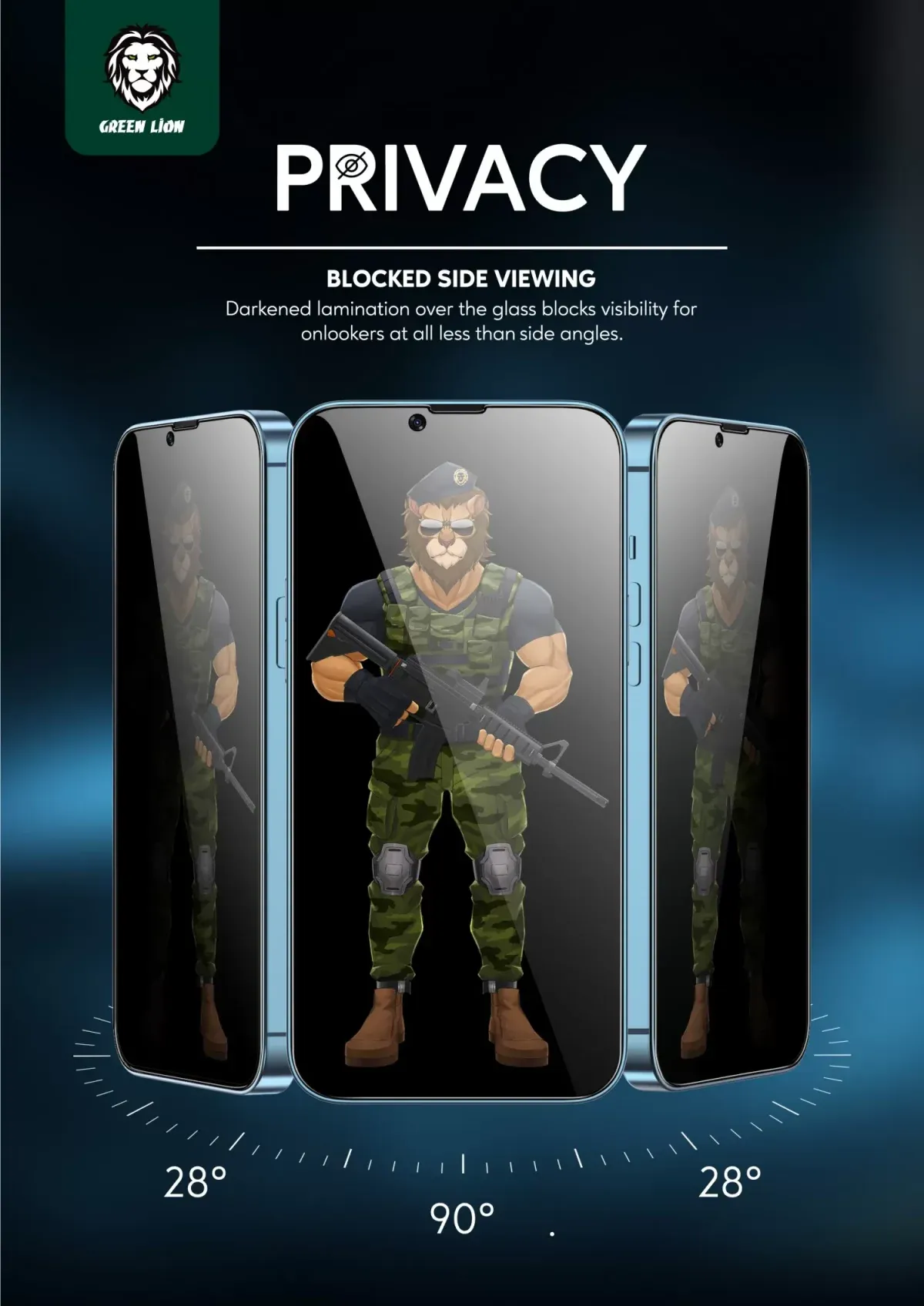 3D Privacy Glass Screen Protector for iPhone 11