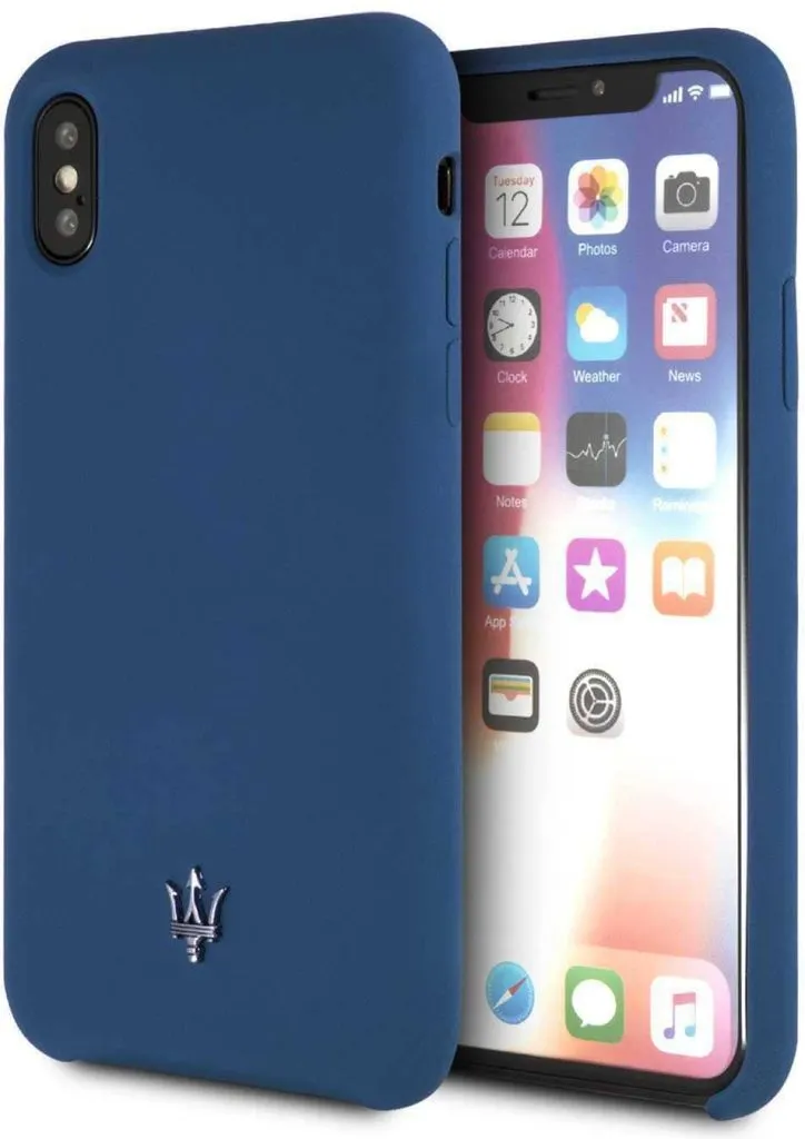 Maserati Hard Case Blue for iPhone X