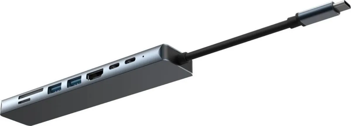 Green Lion 12 in 1 USB-C Hub 4K - Gray