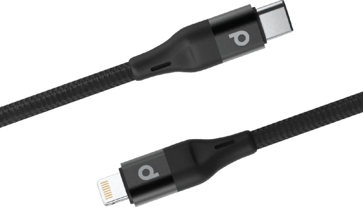 Porodo Braided USB-C to Lightning Cable