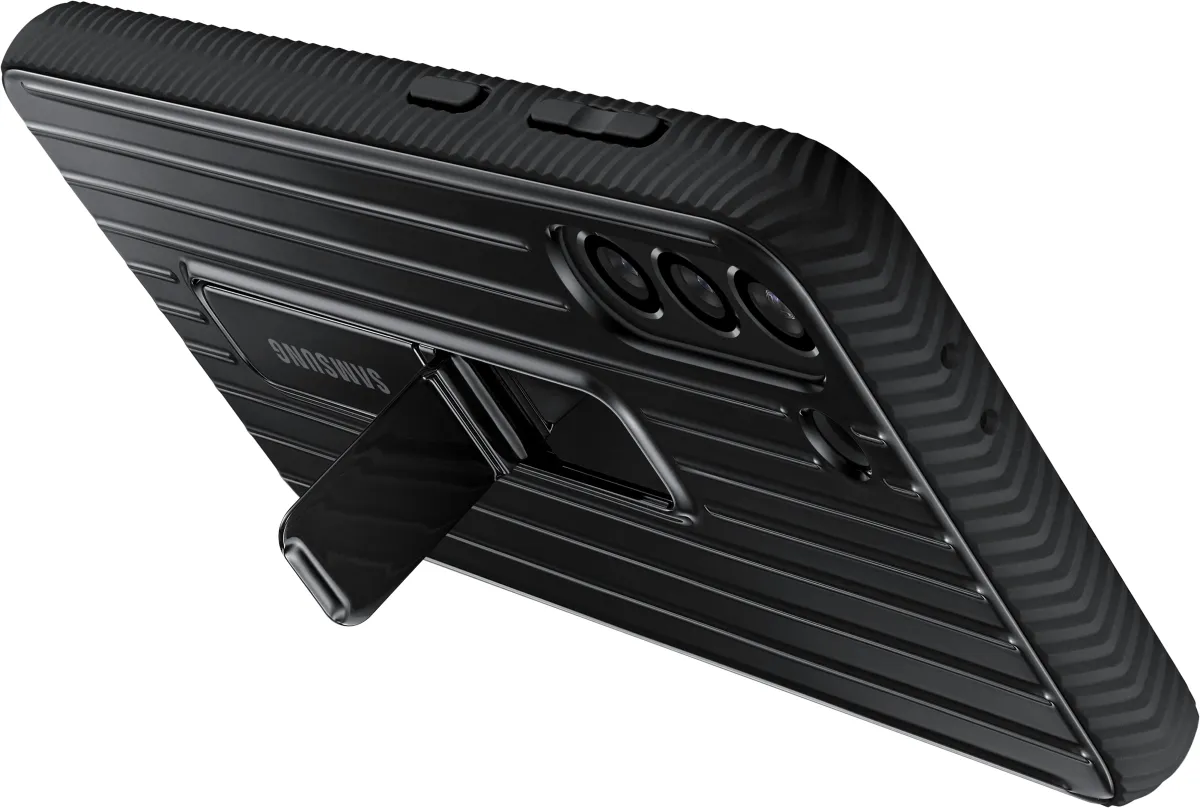 SAMSUNG GALAXY S21+ HARD-COVER PROTECTIVE STANDING COVER BLACK$bEF-RG996CBEGWW