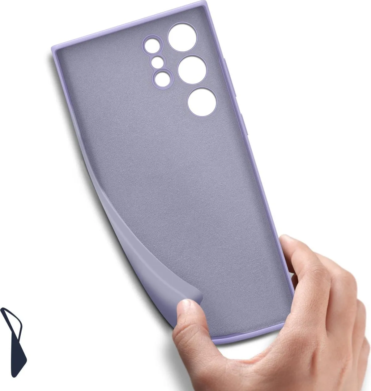 Samsung S22 Ultra Silicone Cover Cover EF-PS908 Lavender