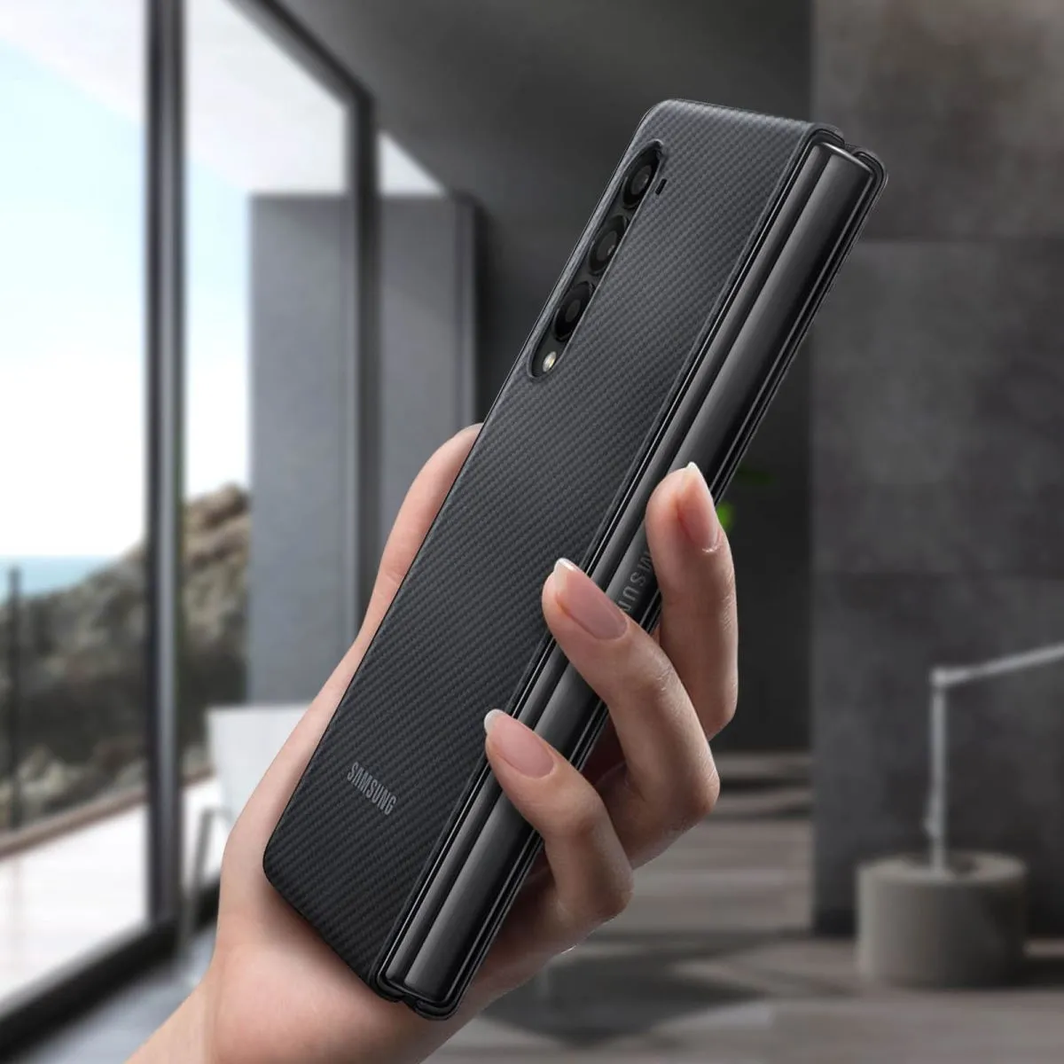 refreshed Samsung Galaxy Z Fold 3 5G - Black