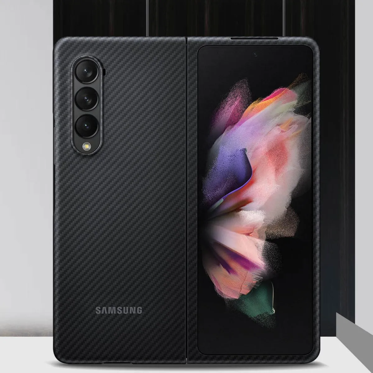 refreshed Samsung Galaxy Z Fold 3 5G - Black