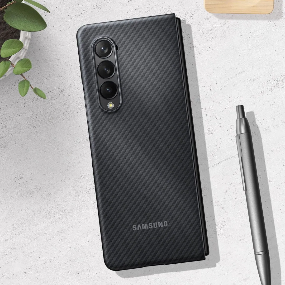 refreshed Samsung Galaxy Z Fold 3 5G - Black