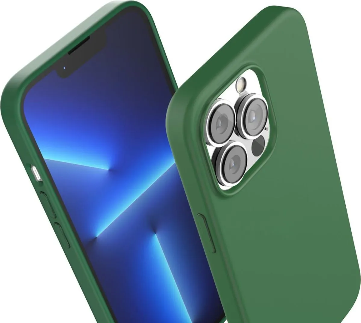 Green Lusso MagSafe 360 Silicone Case for iPhone 13 ( 6.1 " ) - Green